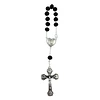 Crystal decade rosary with Heart of Fatima