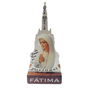 Plaque Shrine of Fatima with Our Lady
