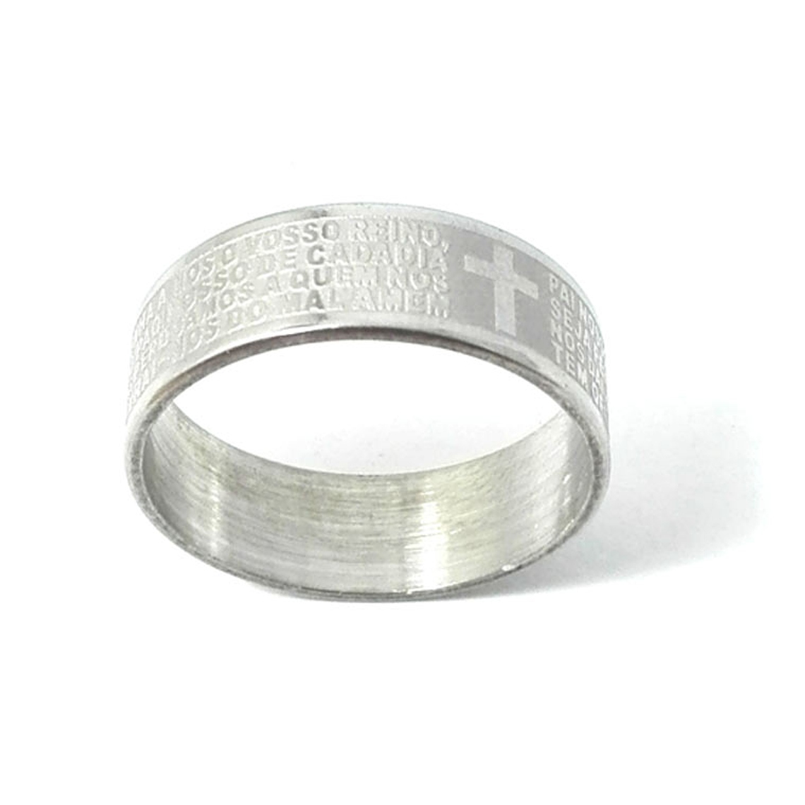 Religious ring with prayer Our Father 2