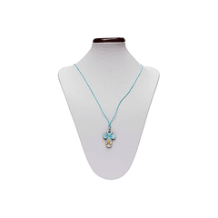 Catholic necklace with guardian angel