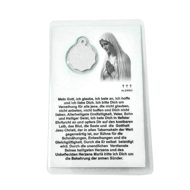 Prayer card of Fatima 2