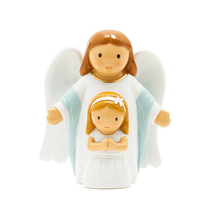 guardian angel with little girl