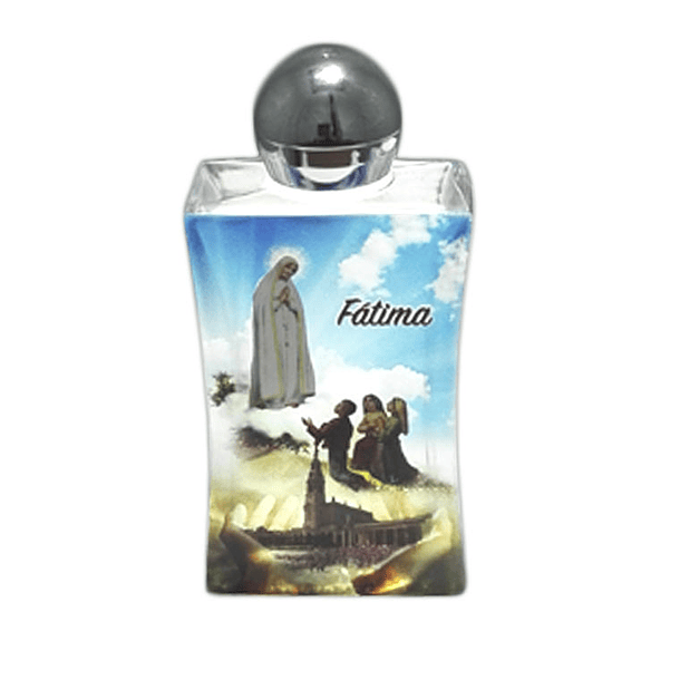 Bouteille colorée avec de l'eau de Fatima 1