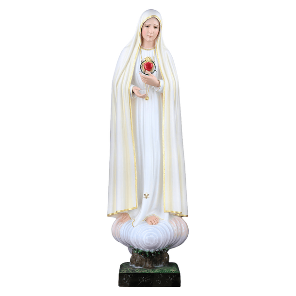 Sagrado Corazón de María 110 cm en madera 2