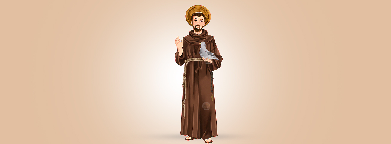 Histoire et prière de Saint François d'Assise