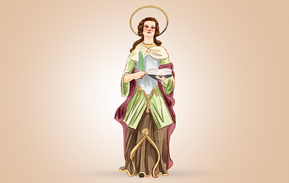 Histoire et prière de Sainte Christine