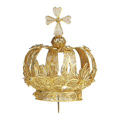Coroa de Prata lei 925 - 7 cm