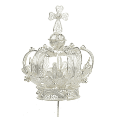 Coroa prata lei 925 - 11 cm