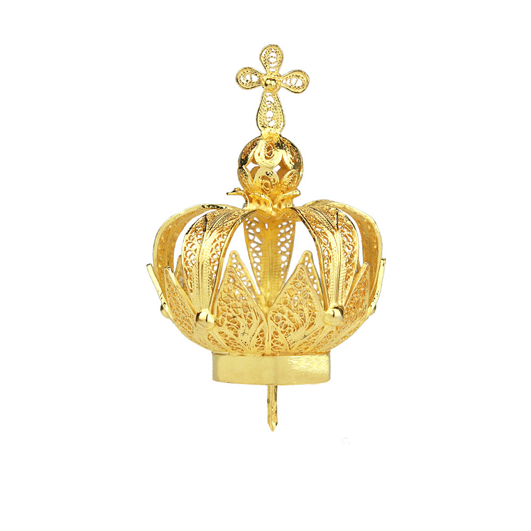 925 sterling silver crown - 6 cm 1