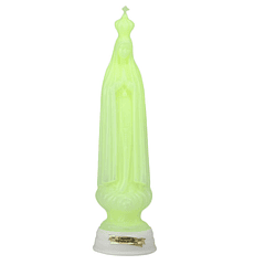 Estatua fluorescente de Nuestra Señora de Fátima