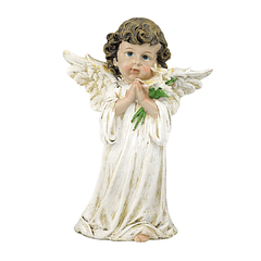 Immagine dell'angelo custode con fiori