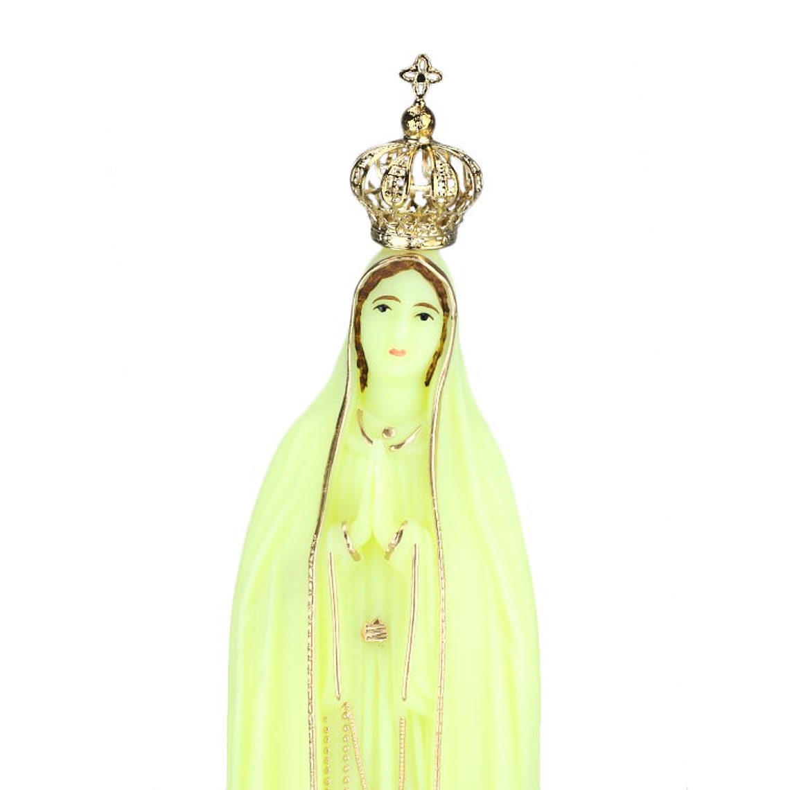 Fluorescent statue of Our Lady of Fatima 2