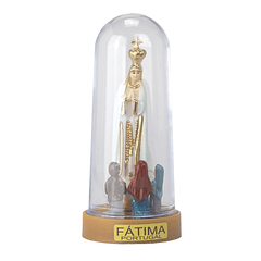 Statue de l'apparition traditionnelle de Fatima avec dôme