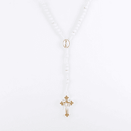 Terço de Nossa Senhora de Fátima madeira