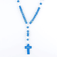 Blue rosary on rope - thumbnail 2