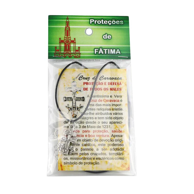Necklace with cross of Caravaca
