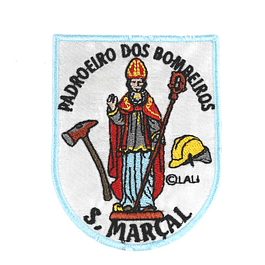 Emblema bordado de São Marçal