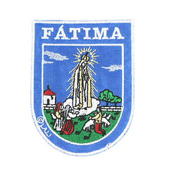 Emblema bordado de Fátima