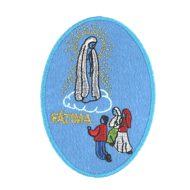 Embroidered Emblem of Apparition of Fatima 1