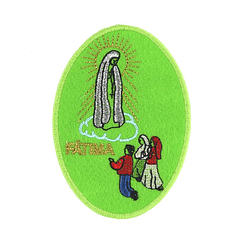 Emblème brodé de l'Apparition de Fatima