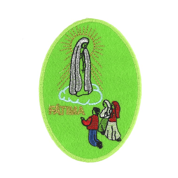 Embroidered Emblem of Apparition of Fatima 2