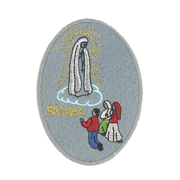 Embroidered Emblem of Apparition of Fatima 3