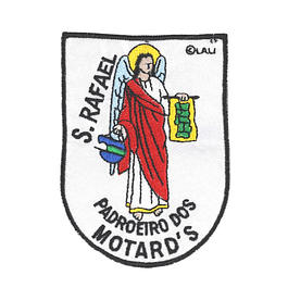 Emblema bordado de São Rafael