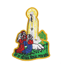 Emblème brodé de l'Apparition de Fatima