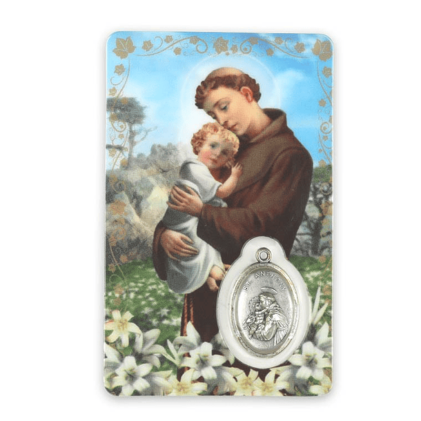 Prayer card of Saint Anthony 1