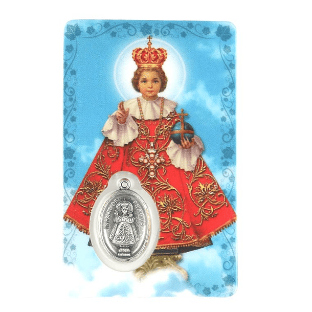 Prayer card of Infant Jesus of Prague 1