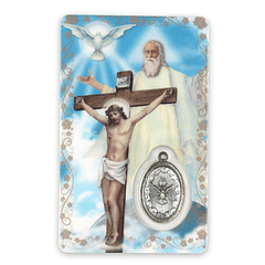 Prayer card of Holy Trinity