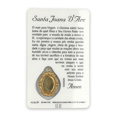 Prayer card of Saint Joan of Arc