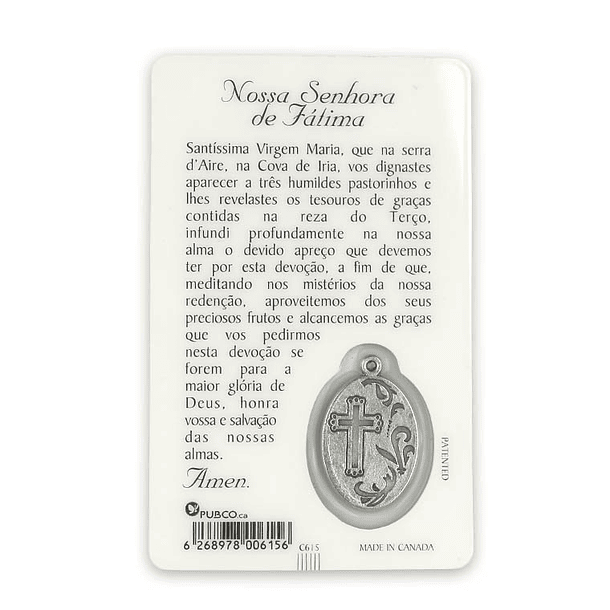 Prayer card of the Blessed Virgin Mary 2