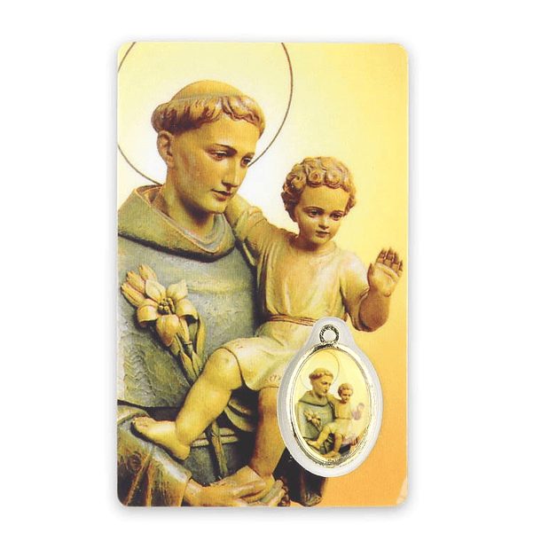 Saint Anthony prayer card 1