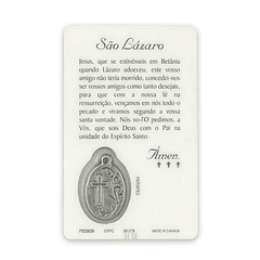 Carte de prière Saint Lazare