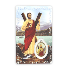 Prayer card of Saint Andrew