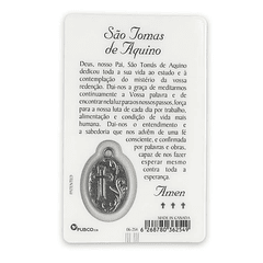 Tarjeta de San Tomás de Aquino