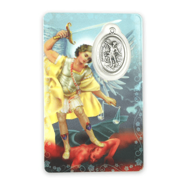 Prayer card of Saint Michael the Archangel 1