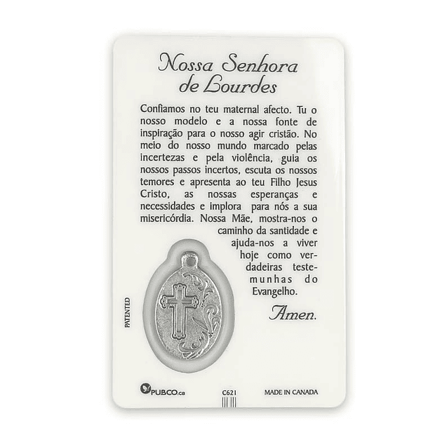 Pagela de Nossa Senhora de Lourdes 2