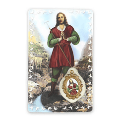 Prayer card of Saint Isidore