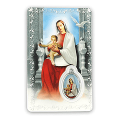 Carta di preghiera della Madonna della Pace