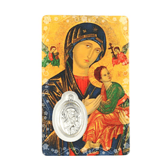 Prayer card of Our Lady of Perpetual Help