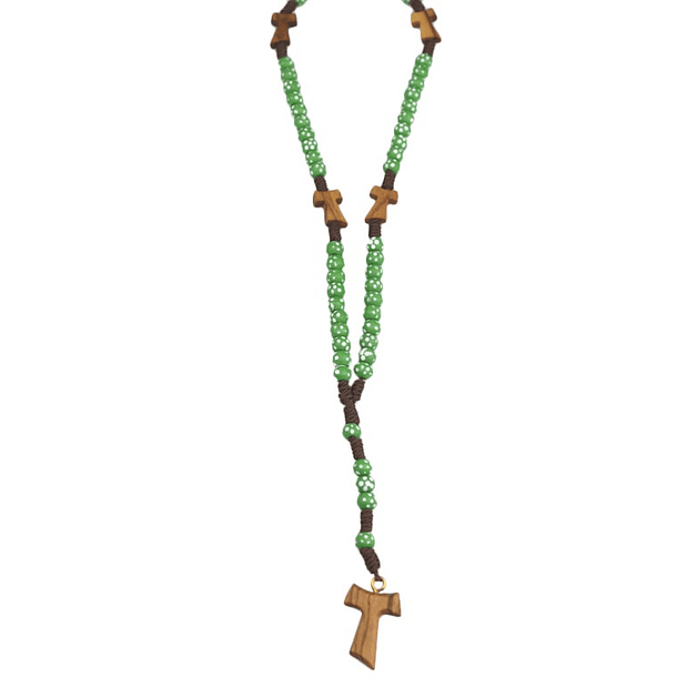 Rosary with Tau cross 1