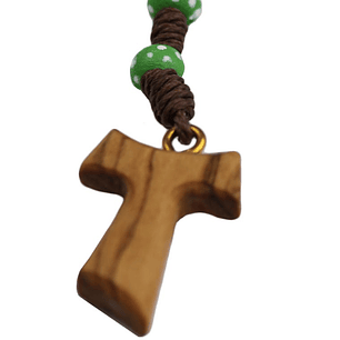 Rosary with Tau cross
