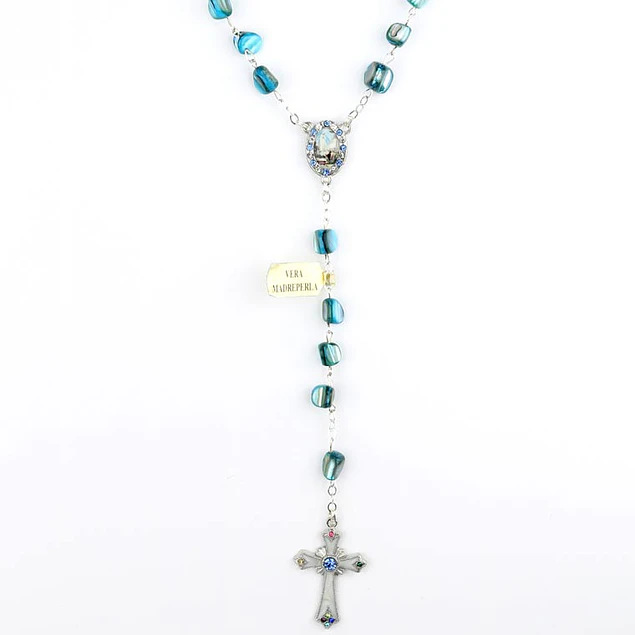 Rosary of Mother Pearl stone