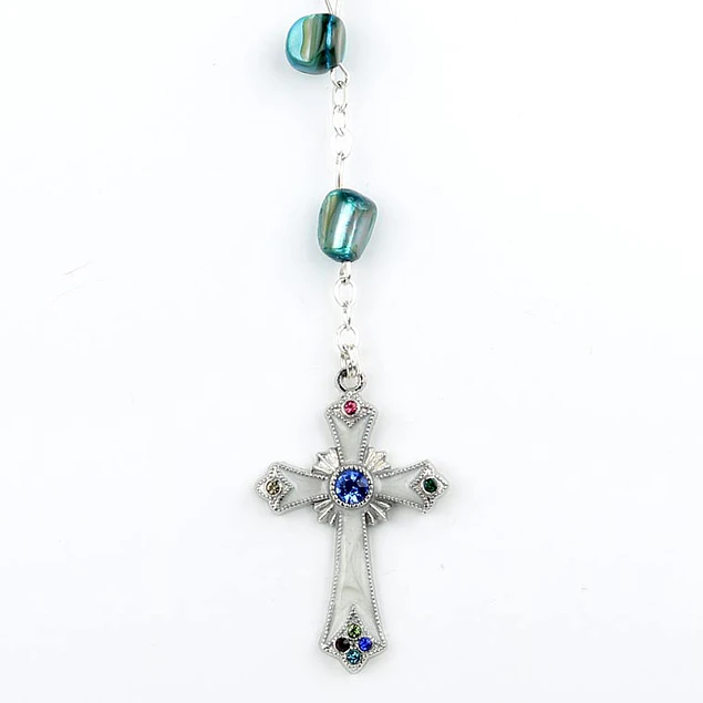 Rosary of Mother Pearl stone