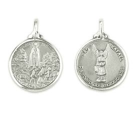 Medalha de São Rafael - Prata 925