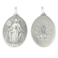 Medaglia della Madonna delle Grazie - Argento 925