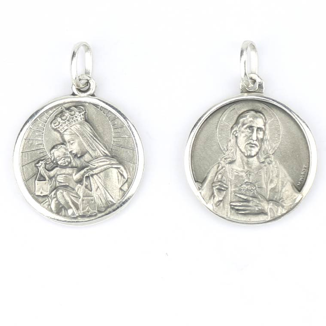 Medalha católica - Prata 925 1