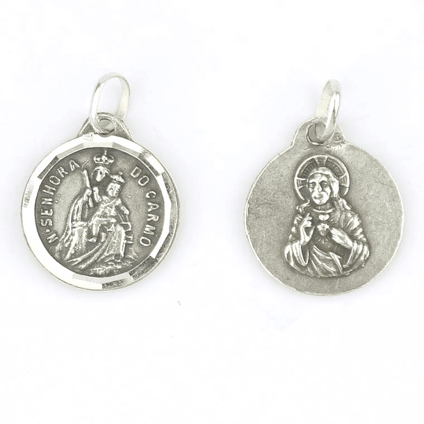 Medaglia della Madonna do Carmo - Argento 925 2